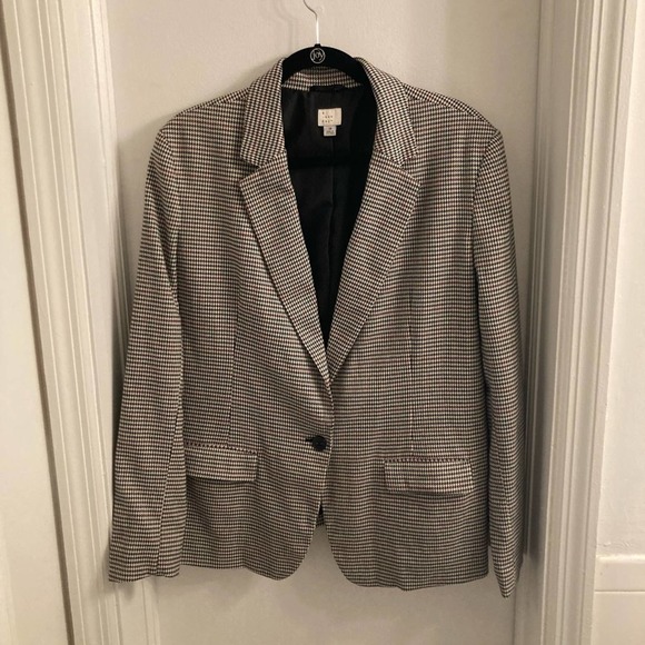 a new day Jackets & Blazers - Target A New Day Houndstooth Oversized Boyfriend Blazer Size 18
